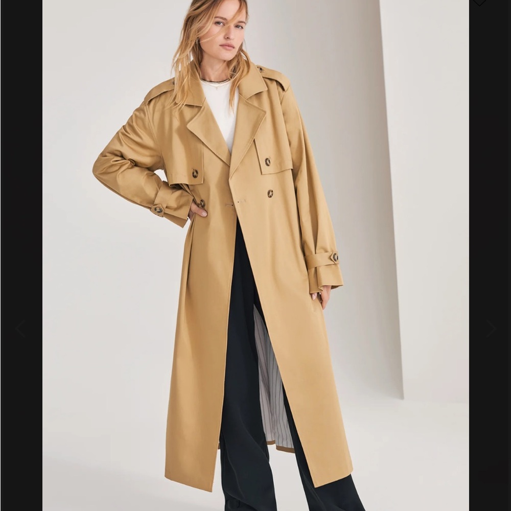 Favorite Daughter The Charles Trench Coat - Sand